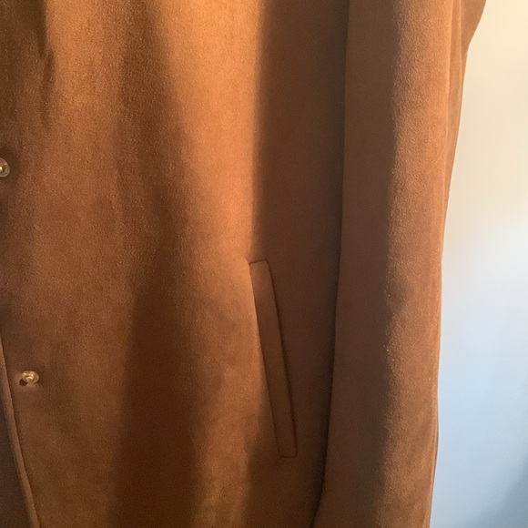 Marc New York 3/4 Length Faux Suede Coat - Picture 4 of 6